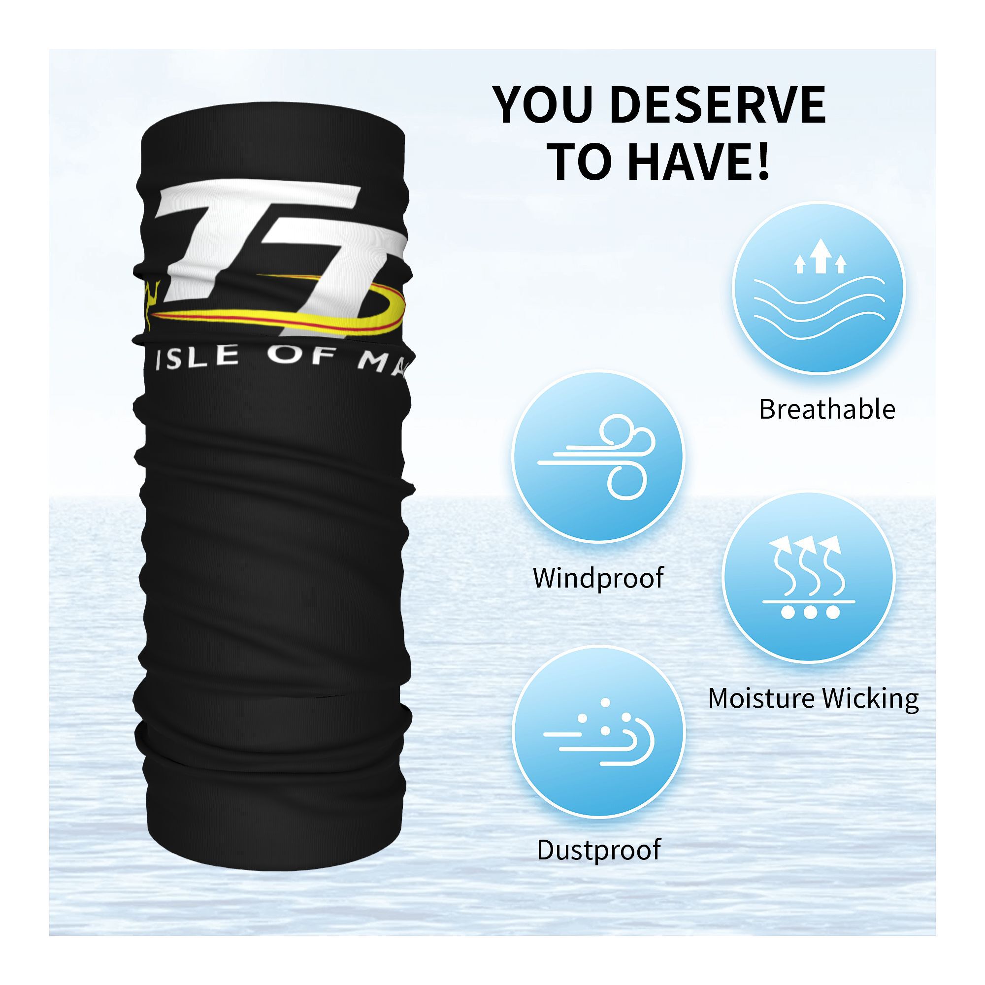 Personnalisé moto Sport île de - Neck Warmer Tube avis et prix