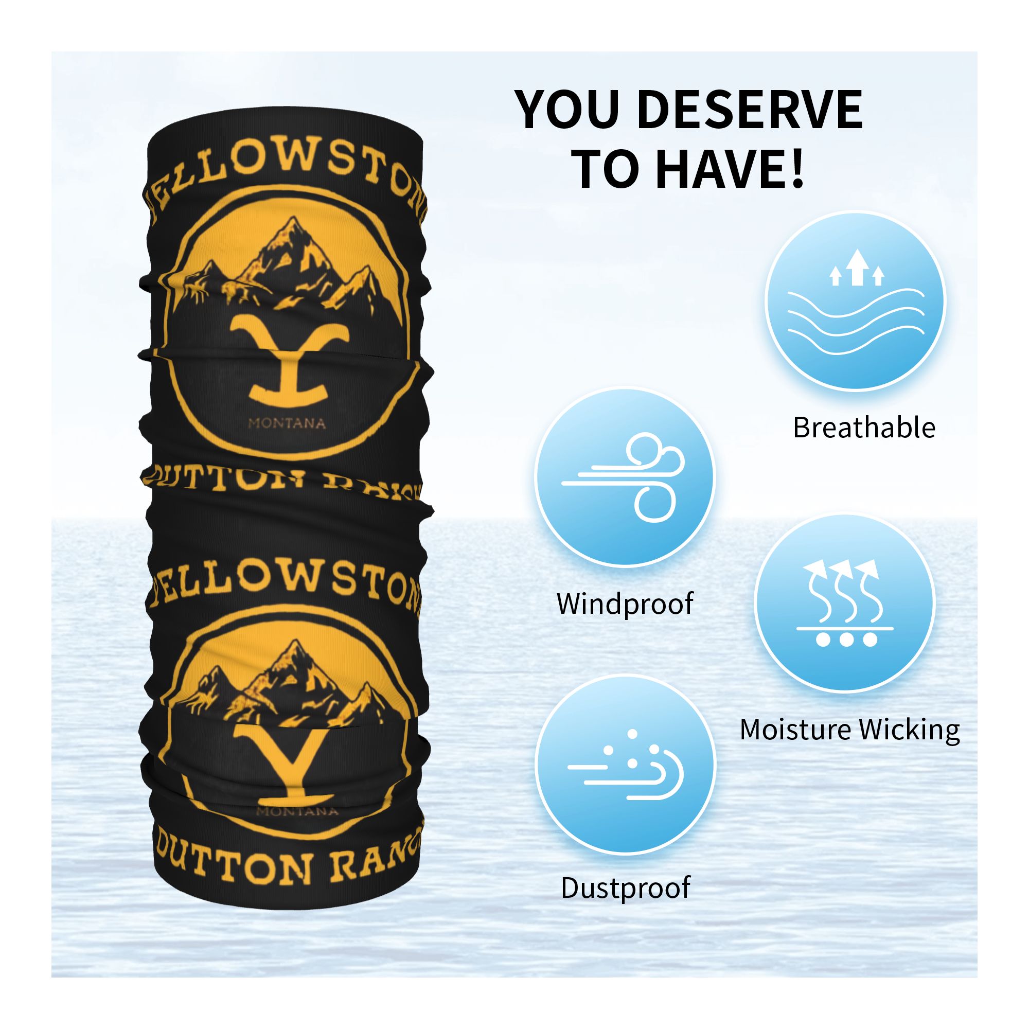 Dutton Ranch Yellowstone Logo  - Neck Warmer Tube avis et prix