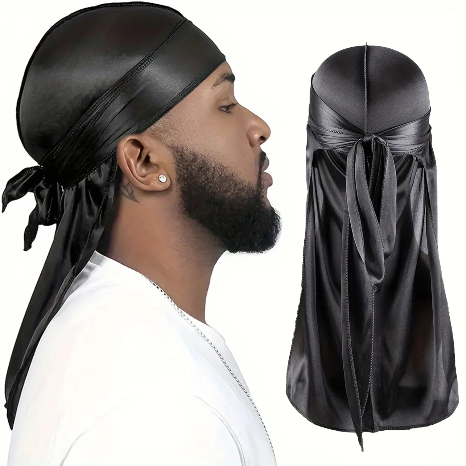 Durag en soie pour homme, bonn - Bandana Doo Rag avis et prix