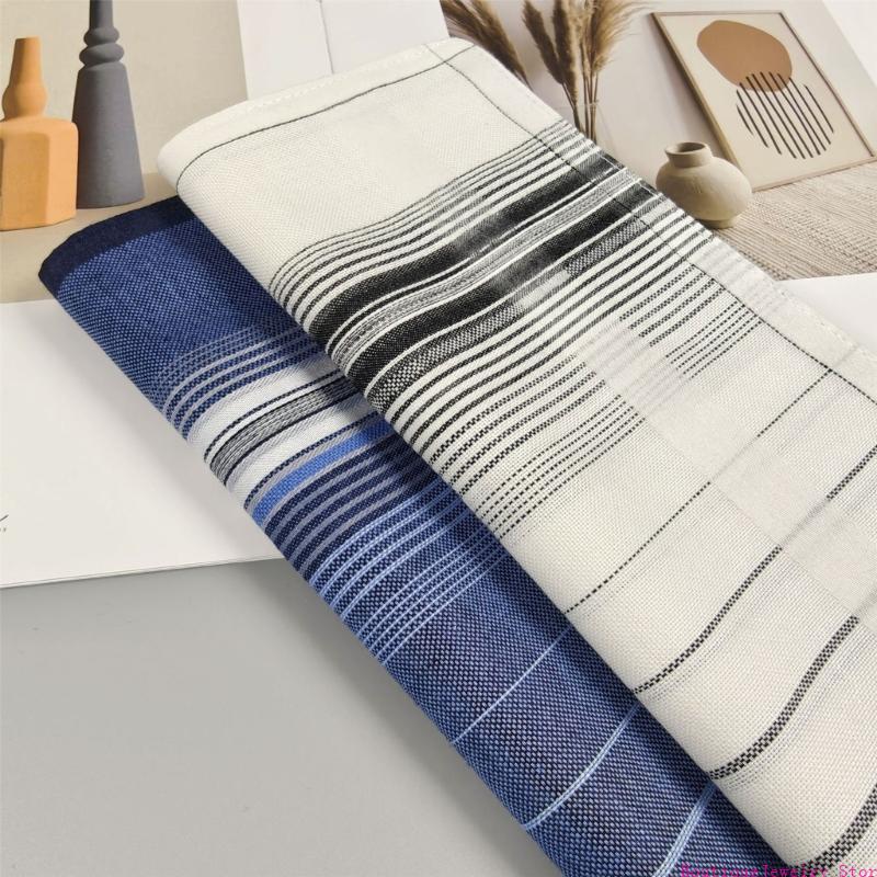 E1pe Stripes Mandkerchief Pock - Handkerchief Cotton Men avis et prix